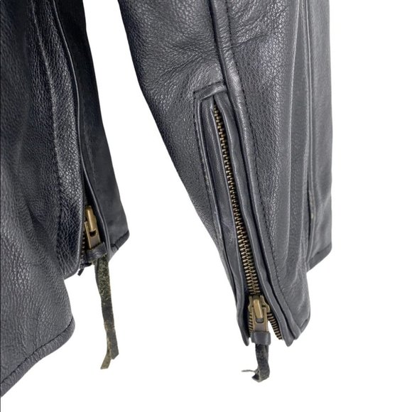 🌷HOST PICK 🌷 Harley-Davidson Black Leather Vintage Motorcycle - Picture 6 of 13